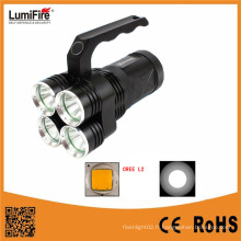 Lumifre 3300 Hot Sale High Power 4 * 18650 Batterie 2000 Lumens Rechargeable LED Flashlight